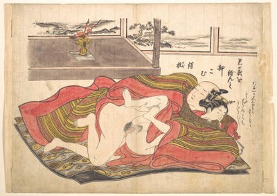 Schlafzimmerszene von Okumura Masanobu