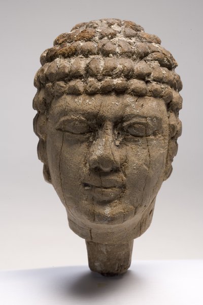 Kopf eines Mannes (Holz) von Old Kingdom Egyptian