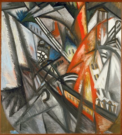 Städtische Landschaft von Olga Vladimirovna Rozanova