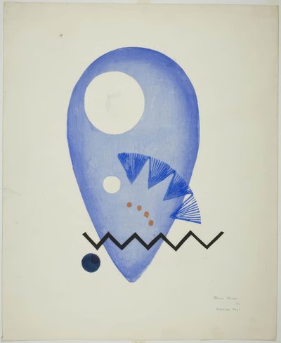 Blaue Blume von Onchi Kôshirô