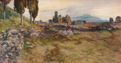 Auf der Via Appia, 19. Jahrhundert von Onorato Carlandi