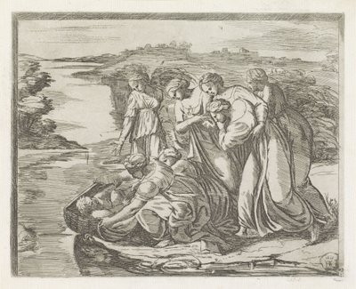 Moses wird gefunden von Orazio Borgianni
