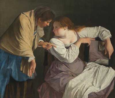 Martha tadelt ihre Schwester Maria von Orazio Gentileschi