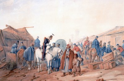 Versorgungsbasis der britischen Armee im Hafen von Balaklawa von Orlando Norie