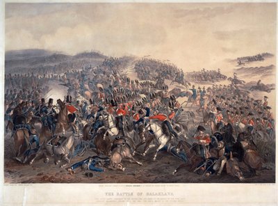 Die Schlacht von Balaklawa am 25. Oktober 1854 von Orlando Norie
