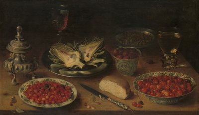 Stillleben mit Artischocke von Osias the Elder Beert