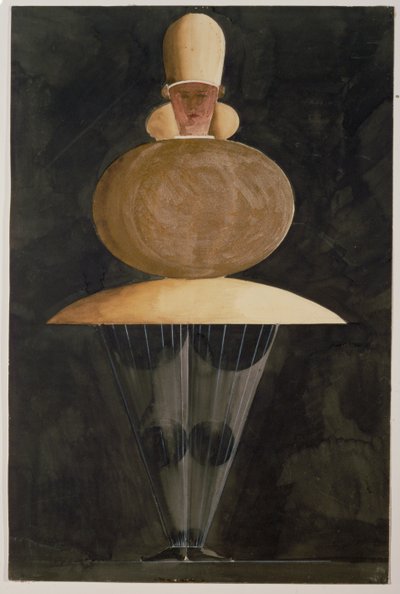 Das Triadische Ballett (Skizze) von Oskar Schlemmer