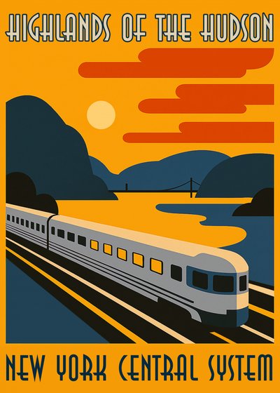 Art Deco Hudson Zug von Osvaldo Russo