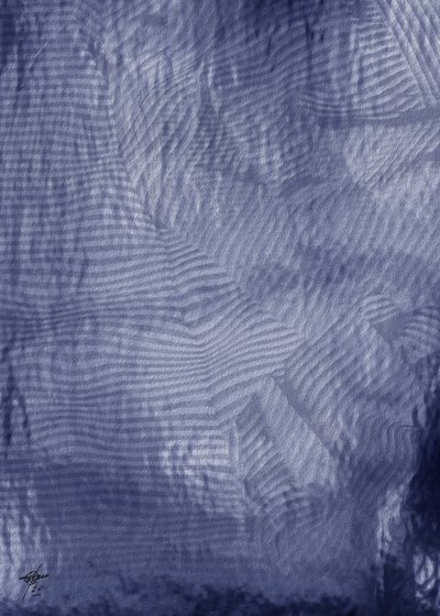 Ruhige Indigo-Wellen von Osvaldo Russo