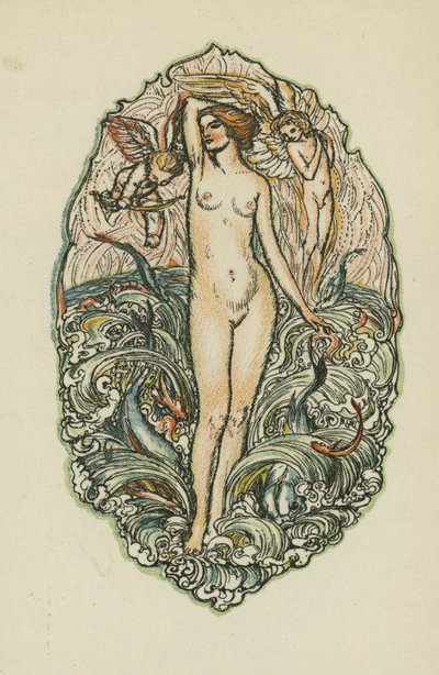 Anakreons Lieder (Farblithografie) von Otto Friedrich