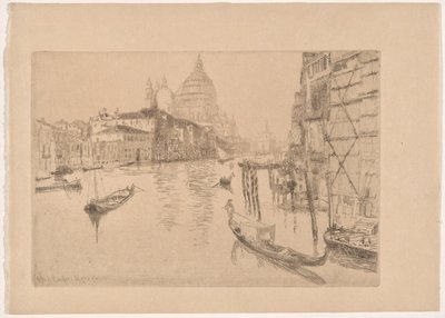 Eingang zum Canal Grande von Otto Henry Bacher