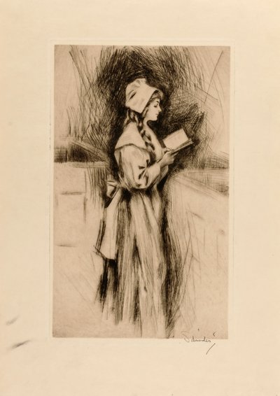 Puritanisches Mädchen von Otto J. Schneider