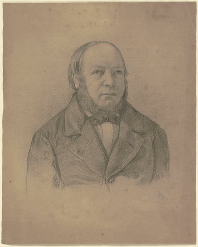 Bildnis Johann Christof Scholderer, der Vater des Künstlers von Otto Scholderer