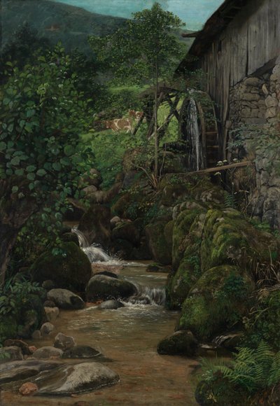 Schwarzwaldmühle in Kirnbach bei Schiltach von Otto Scholderer