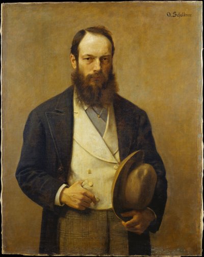 Selbstporträt von Otto Scholderer
