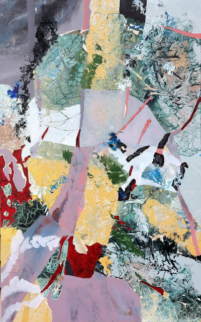 Fragmentiertes botanisches Abstrakt von POOVI ART