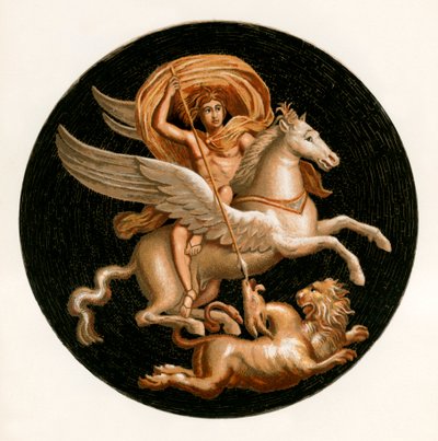 Bellerophon tötet die Chimäre von P. Sellier