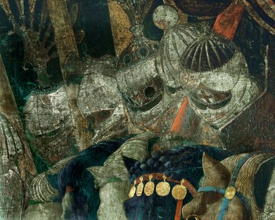 Die Schlacht von San Romano zwischen Florenz und Siena 1432 von Paolo Uccello