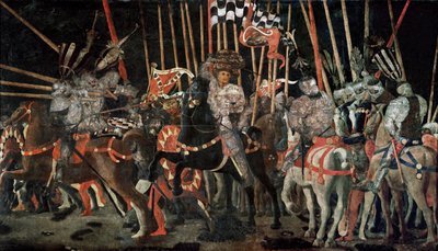Die Schlacht von San Romano von Paolo Uccello