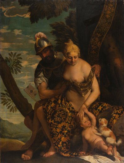 Mars und Venus von Paolo Veronese