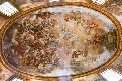 Fresken, die das Leben des Heiligen Cataldo darstellen von Paolo di Matteis