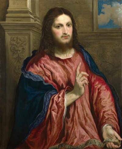 Christus als das Licht der Welt von Paris Bordone