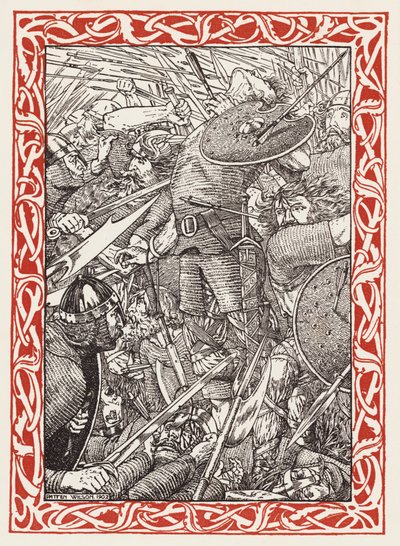 Tod von König Harold von Patten (after) Wilson