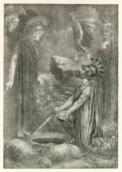 Illustration für Homers Odyssee von Patten (after) Wilson