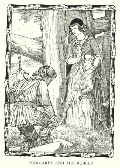 Königin Margarete und der Räuber von Patten (after) Wilson