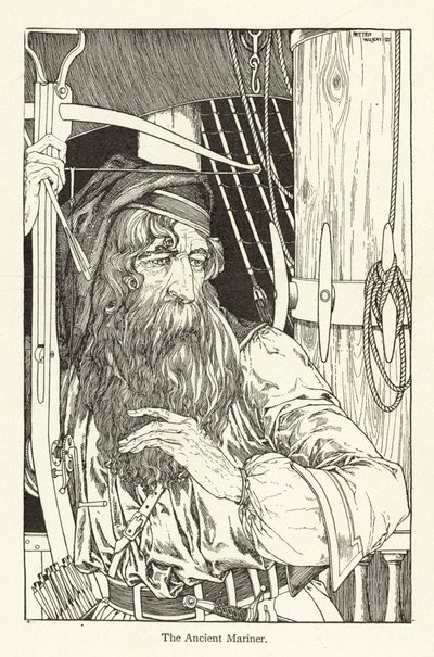 Die Ballade vom alten Seemann (Gravur) von Patten Wilson