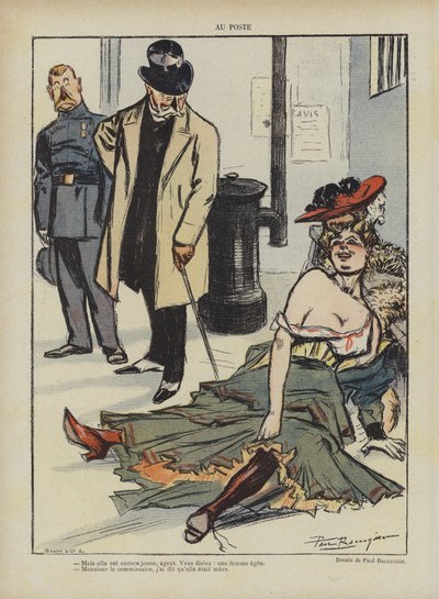 Illustration für Le Rire von Paul Balluriau