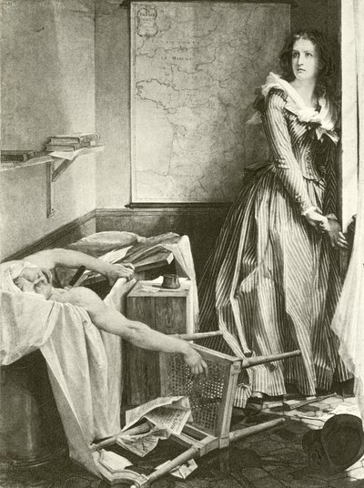 Charlotte Corday und Marat von Paul Baudry