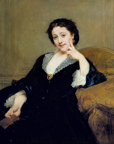 Porträt von Madeleine Brohan (1833-1900) von der Comédie-Française von Paul Baudry