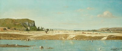Die Ufer des Flusses Durance bei Saint Paul von Paul Camille Guigou