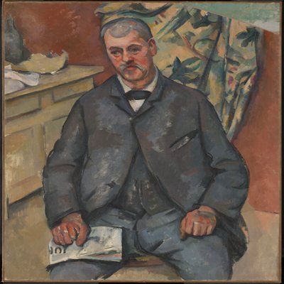 Sitzender Mann von Paul Cézanne