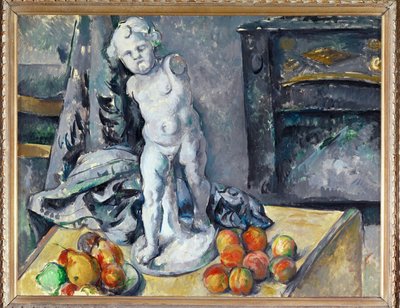 Stillleben mit Statuette von Paul Cezanne