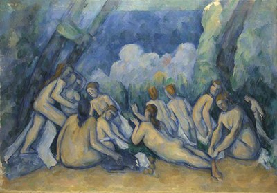 Die großen Badenden, ca. 1900-05 von Paul Cézanne