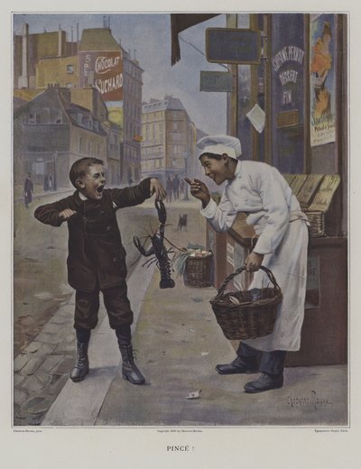 Pince! (Gezwickt!) von Paul Charles Chocarne Moreau