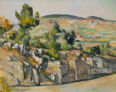 Die Straße in der Provence von Paul Cézanne