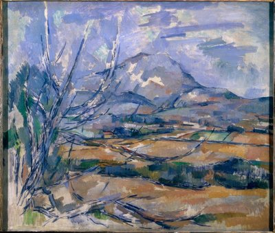 Der Berg Sainte Victoire von Paul Cézanne