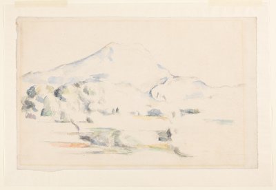 Montagne Saint-Victoire, ca. 1885-87 von Paul Cézanne