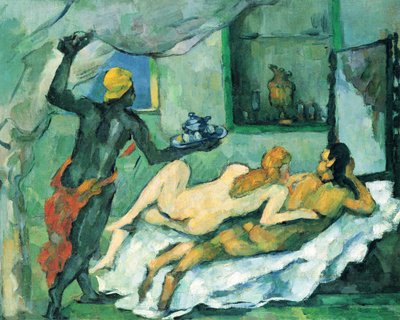 Nachmittags in Neapel (Der Rumpunch) von Paul Cézanne