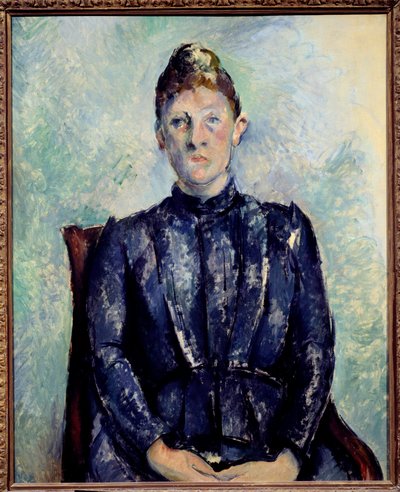 Porträt von Madame Cezanne von Paul Cézanne