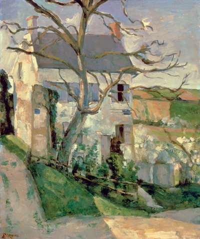 Das Haus und der Baum, ca. 1873-74 von Paul Cézanne
