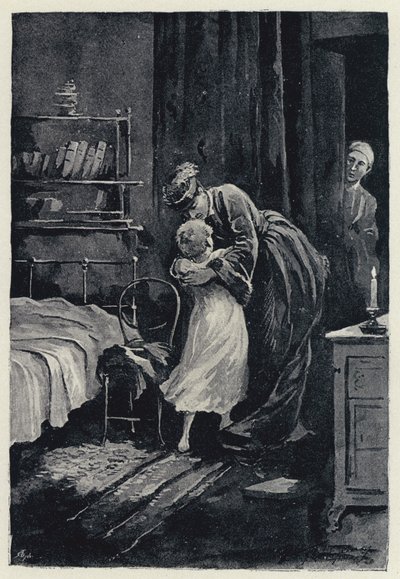 Illustration zu Anna Karenina: Annas gestohlener Besuch bei ihrem Kind von Paul Frenzeny