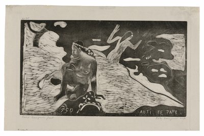 Auti te pape (Frauen am Fluss) aus der Noa Noa Suite von Paul Gauguin