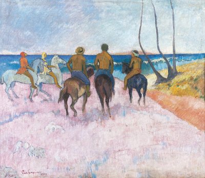 Cavaliers sur la plage (I) von Paul Gauguin