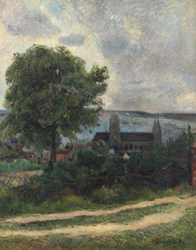 Rouen, Die Kirche Saint-Ouen von Paul Gauguin