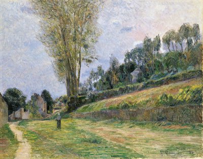 Straße in Rouen von Paul Gauguin