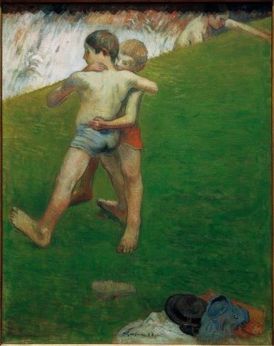Junge Ringer – Bretagne von Paul Gauguin